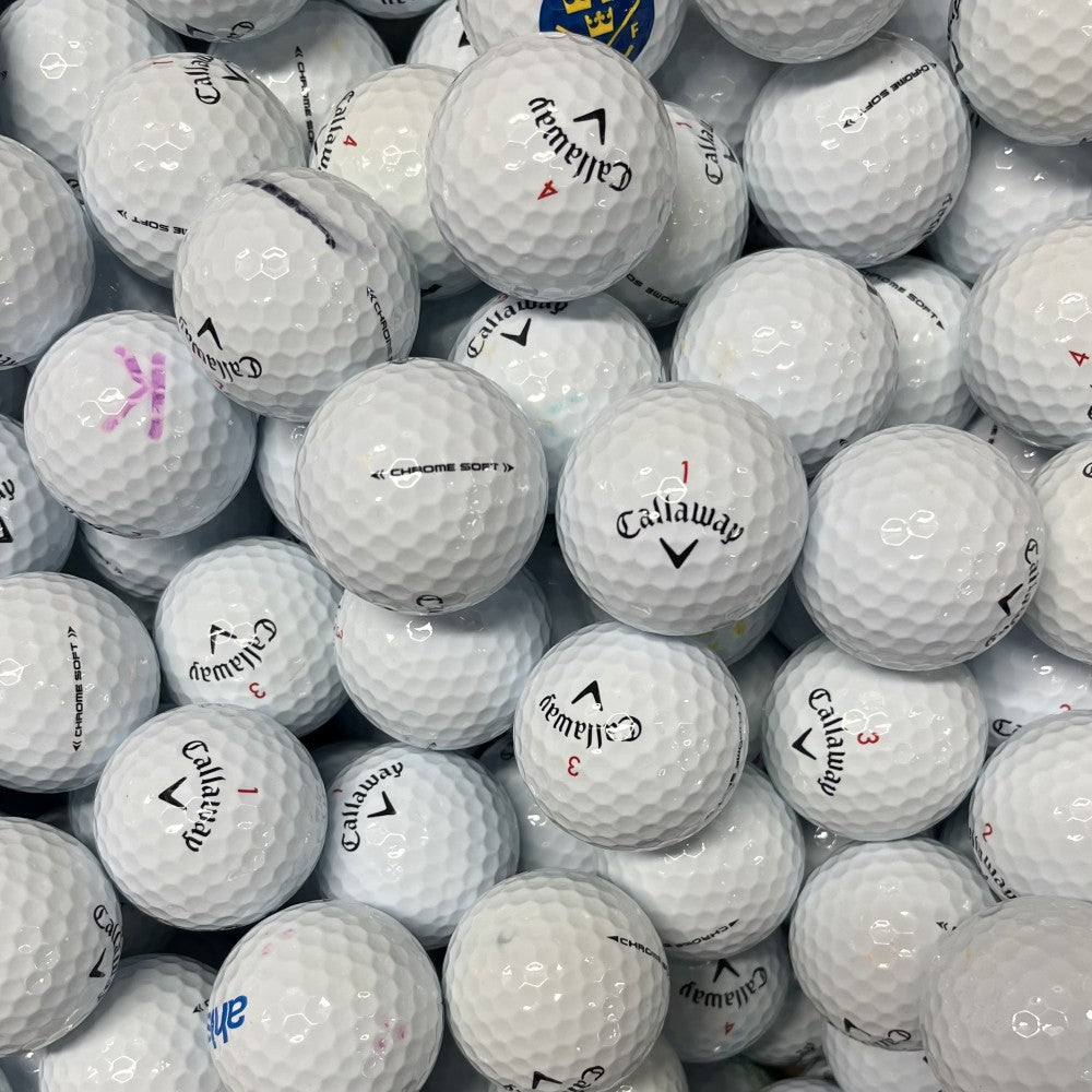 Brukte Callaway Chrome Soft A/B golfballer