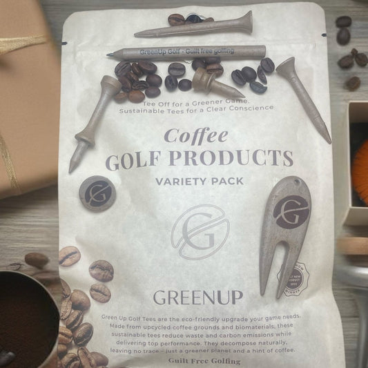 GreenUp Variety Pack miljovennlige golftees og tilbehor