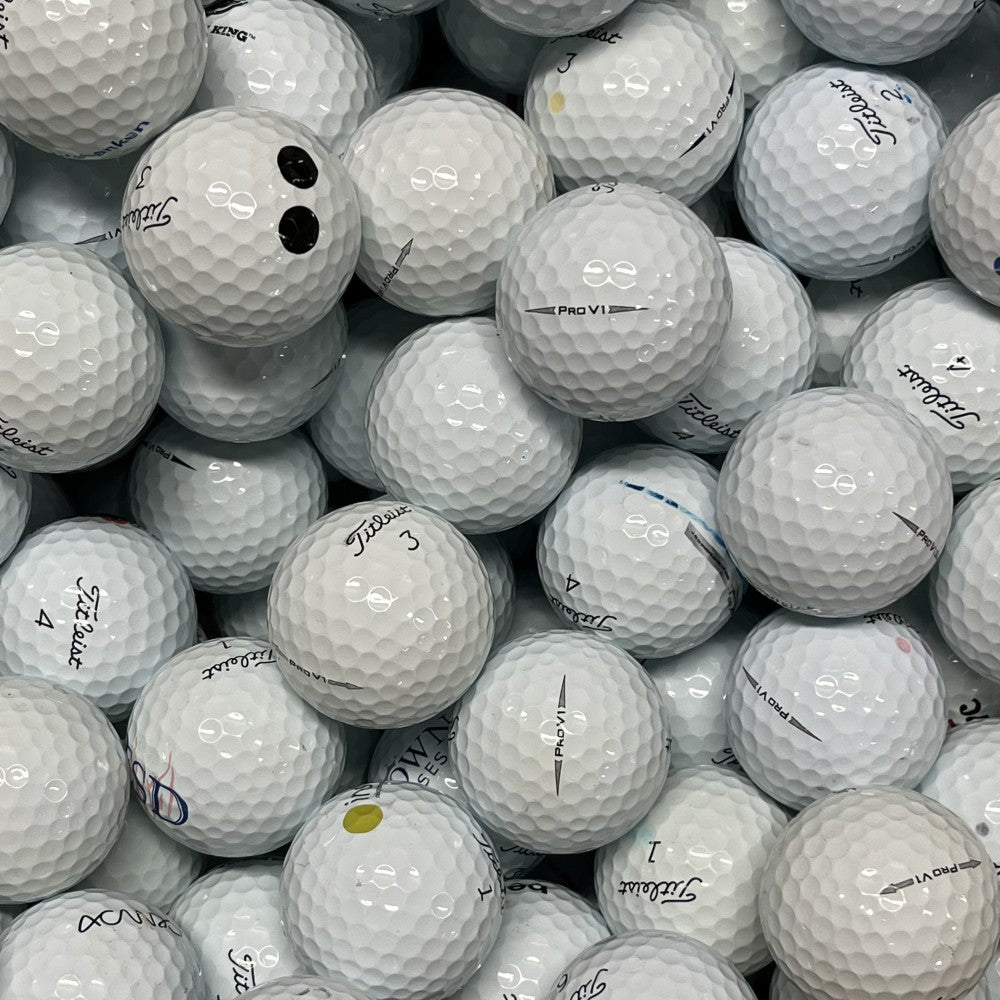 Brukte Titleist Pro V1 A/B | Premium tourballer – Golfballshopen.no
